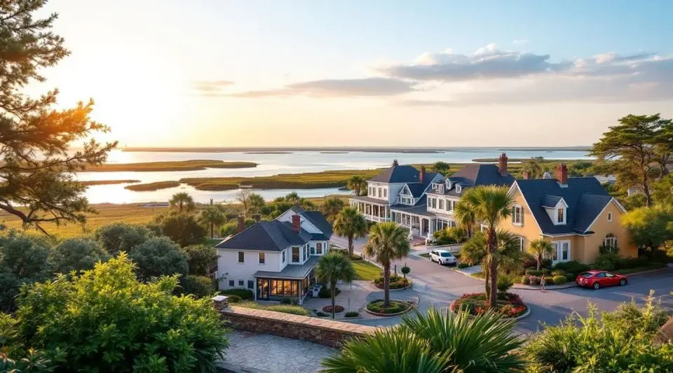 A professional restoration vehicle parked near a raised Tybee Island beach cottage during a humid coastal morning.